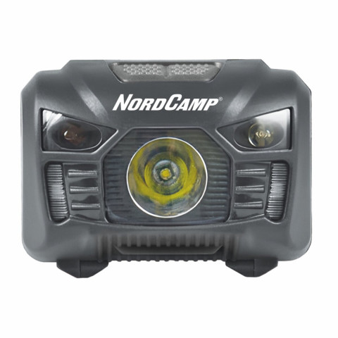 Ліхтар налобний Nord Camp 150Lm, 3W LED, 1200mAh з сенсором білий/червоний