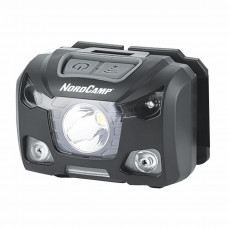 Ліхтар налобний Nord Camp 250Lm, 5W XPG, 1200mAh/3xAAA в комплекті, з сенсором білий/червоний