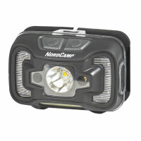 Ліхтар налобний Nord Camp 260Lm, 5W CREE XTE+COB, 3xAAA, з сенсором білий/червоний