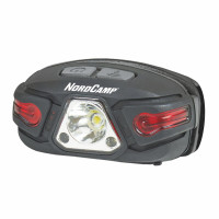 Ліхтар налобний Nord Camp 250Lm, 5W LED, 850mAh, з сенсором білий/червоний