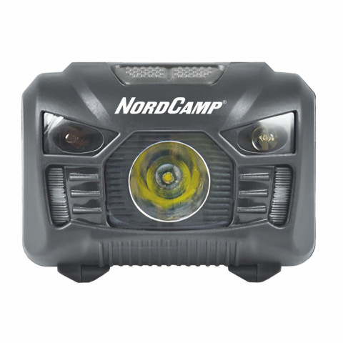 Ліхтар налобний Nord Camp 100Lm, 3W LED, 3xAAA, з сенсором білий/червоний