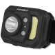 Ліхтар налобний Winso 250Lm, 3W XPE+3W COB, 850mAh, з сенсором білий/червоний