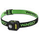 Ліхтар налобний Winso 250Lm, 3W XPE+3W COB, 850mAh, з сенсором білий/червоний