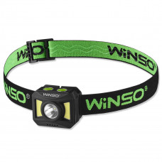 Ліхтар налобний Winso 300Lm, 3W+COB, 850mAh, білий/червоний