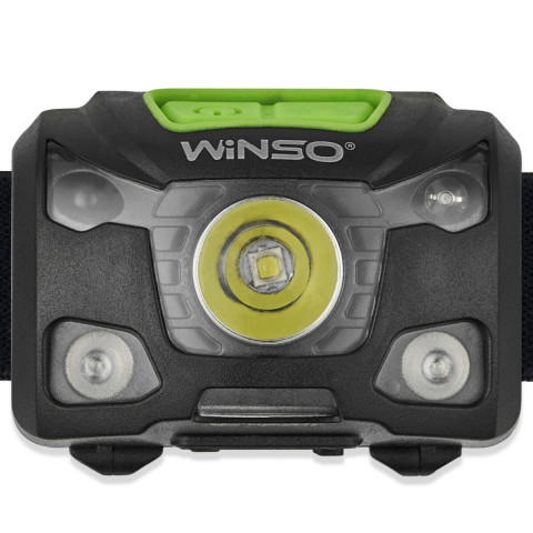 Ліхтар налобний Winso Pro 250Lm, 5W XPG, 3xAAA/1200mAh в комплекті, з сенсором білий/червоний