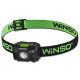 Ліхтар налобний Winso 150Lm, 3W LED, 1200mAh з сенсором білий/червоний