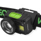 Ліхтар налобний Winso Pro 550Lm, 5W CREE XPG+COB, 1200mAh/3xAAA, з сенсором білий/червоний