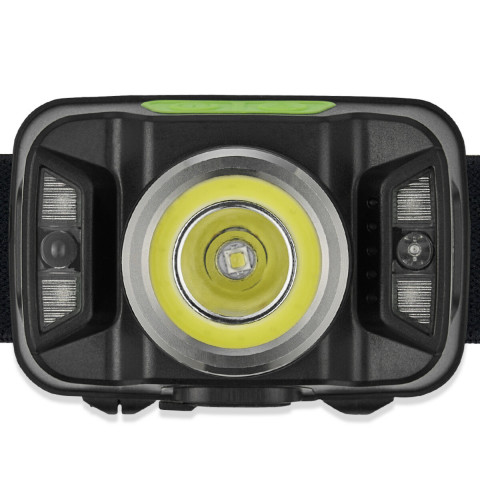 Ліхтар налобний Winso 330Lm, 5W CREE XTE+COB, 1800mAh, з сенсором білий/червоний