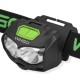 Ліхтар налобний Winso Pro 500Lm, 2x5W CREE XTG, 1200mAh/3xAAA, з сенсором білий/червоний