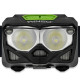 Ліхтар налобний Winso Pro 500Lm, 2x5W CREE XTG, 1200mAh/3xAAA, з сенсором білий/червоний