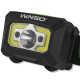 Ліхтар налобний Winso 150Lm, 3W XPE+COB, 3xAAA з сенсором білий/червоний