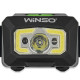 Ліхтар налобний Winso 240Lm, 3W XPE+ COB, 1200mAh, з сенсором білий/червоний