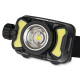 Ліхтар налобний Brevia 600Lm, 3W CREE XPG+COB, 1200mAh/3xAAA, Zoom, з сенсором білий/червоний