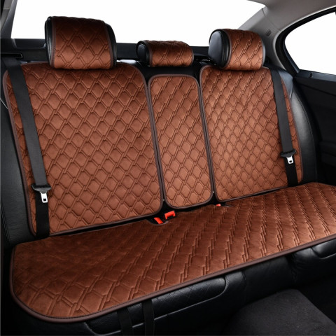 Комплект преміум накидок для сидінь CarLife Turbo, coffee