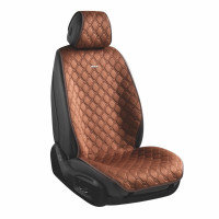 Комплект преміум накидок для сидінь CarLife Turbo, coffee