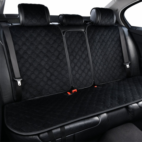 Комплект преміум накидок для сидінь CarLife Turbo, black