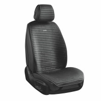 Преміум накидки для передніх сидінь CarLife Sport, black 2шт