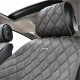 Преміум накидки для передніх сидінь CarLife Nitro, grey 2шт