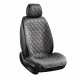 Преміум накидки для передніх сидінь CarLife Nitro, grey 2шт