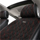 Преміум накидки для передніх сидінь CarLife Nitro, black-red 2шт
