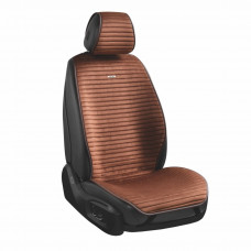 Преміум накидки для передніх сидінь CarLife Sport, coffee 2шт