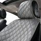 Преміум накидки для передніх сидінь CarLife Turbo, grey 2шт