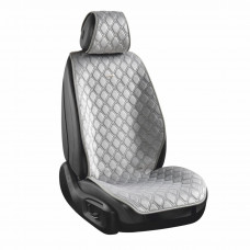 Преміум накидки для передніх сидінь CarLife Turbo, grey 2шт