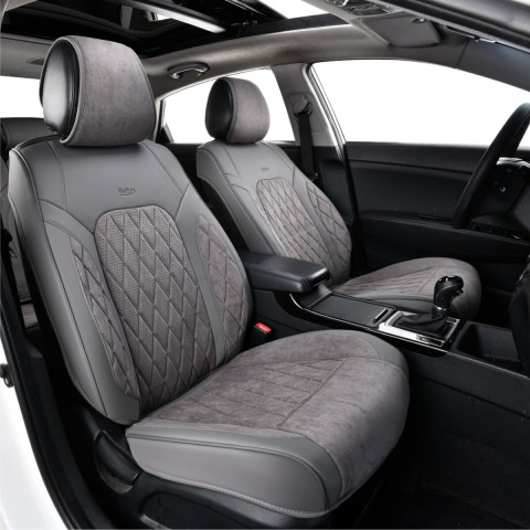 Комплект, 3D чохли для сидінь Beltex Malibu, grey