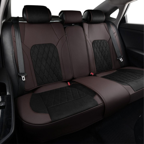 Комплект, 3D чохли для сидінь Beltex Malibu, black-brown