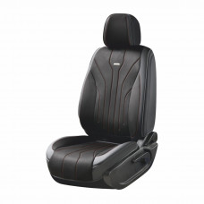 Комплект, 5D чохли для передніх сидінь Beltex Sierra, black-red 2шт