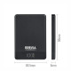 Повербанк (Power Bank) Brevia ePower 5000mAh MagSafe SuperSlim PD20W, Qі15W LCD чорний