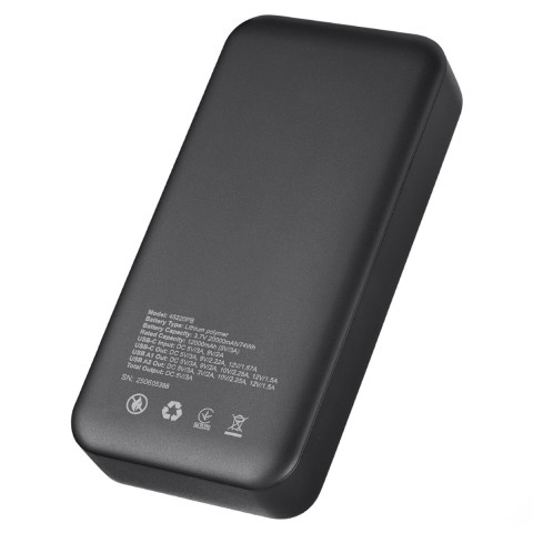 Повербанк (Power Bank) Brevia 20000mAh 22,5W, Li-Pol, LCD чорний