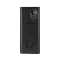 Повербанк (Power Bank) Brevia 30000mAh 65W Li-Pol, LCD чорний
