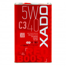 Моторне масло Xado Atomic Oil Red Boost 5W-40 4л