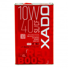 Моторне масло Xado Atomic Oil Red Boost 10W-40 4л