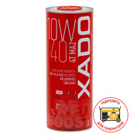 Моторне масло Xado Atomic Oil 4T MA2 Red Boost 10W-40 1л