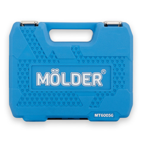Професійний набір інструментів в кейсі Molder 1/4" 72 T, CR-V, 56од.
