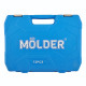 Професійний набір інструментів в кейсі Molder 1/2", 1/4" 72 T, CR-V, 72од. MT60072