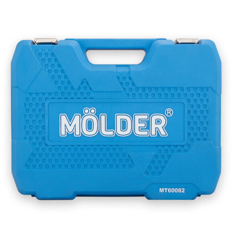 Професійний набір інструментів в кейсі Molder 1/2", 1/4" 72 T, CR-V, 82од.