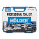 Професійний набір інструментів в кейсі Molder 1/2", 1/4" 72 T, CR-V, 94од.