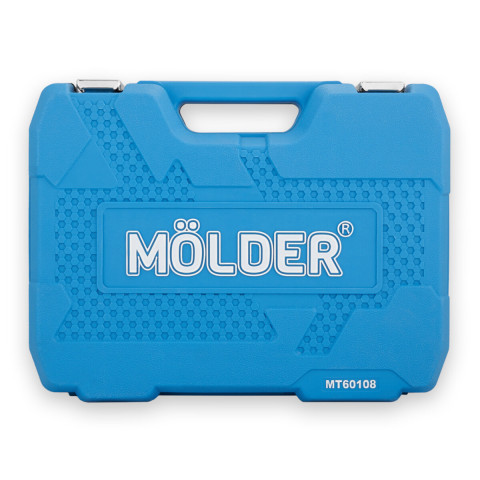 Професійний набір інструментів в кейсі Molder 1/2", 1/4" 72 T, CR-V, 108од.