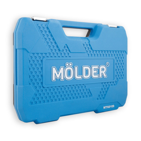 Професійний набір інструментів в кейсі Molder 1/2", 1/4" 72 T, CR-V, 108од.