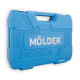 Професійний набір інструментів в кейсі Molder 1/2", 1/4" 72 T, CR-V, 108од.