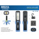 Ліхтар інспекційний Brevia LED 8SMD+1W LED 300lm, 3xAA