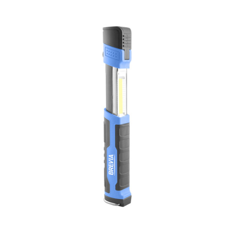 Лампа інспекційна Brevia LED телескопічна 3W COB+1W LED 300lm 2000mAh, type-C