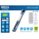 Лампа інспекційна Brevia LED телескопічна 3W COB+1W LED 300lm 2000mAh, type-C