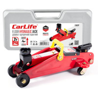 Домкрат гідравлічний підкатний CarLife 2т 125-305мм у кейсі