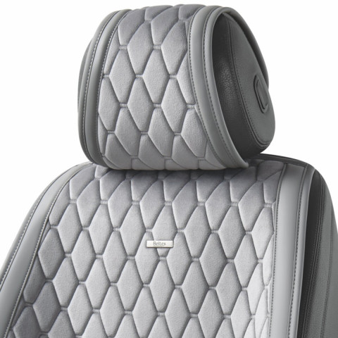 Преміум накидки для передніх сидінь Beltex New York, grey 2шт