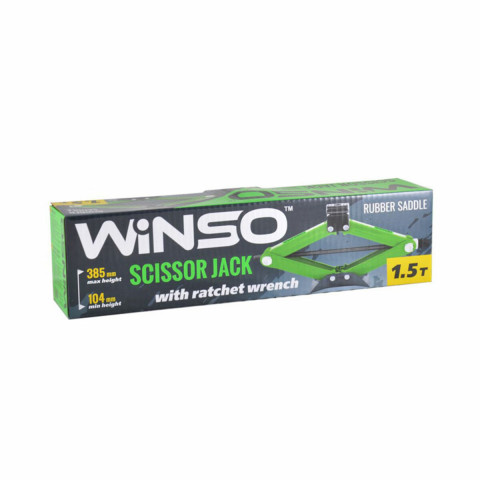 Домкрат ромбовий Winso 1,5т 104-385мм з тріскачкою