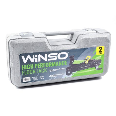 Домкрат гідравлічний підкатний Winso 2т 135-335мм у кейсі